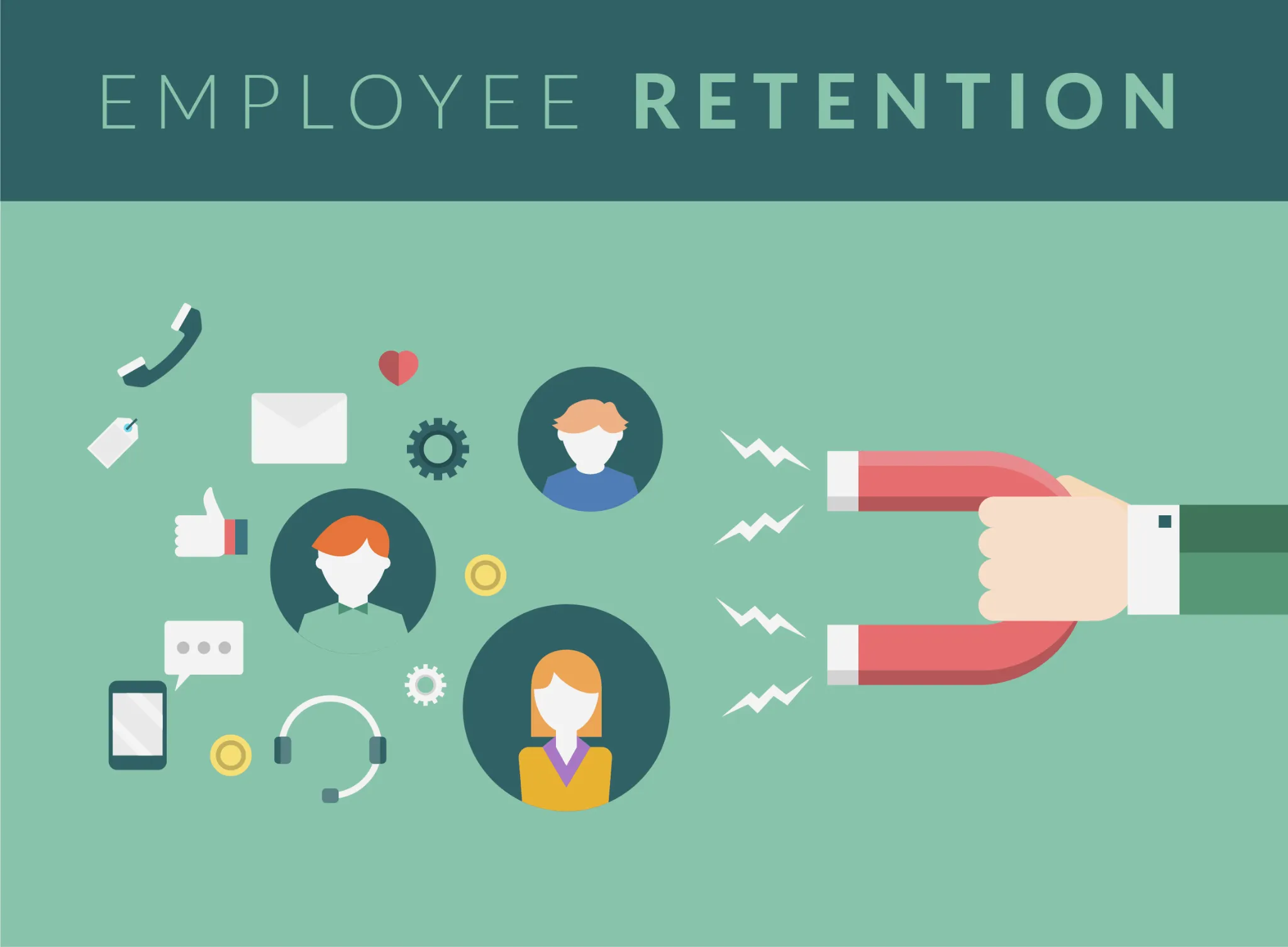 Chart demonstrating how DEI improves employee retention rate, focusing on understanding DEI in the workplace and the significance of DEI.