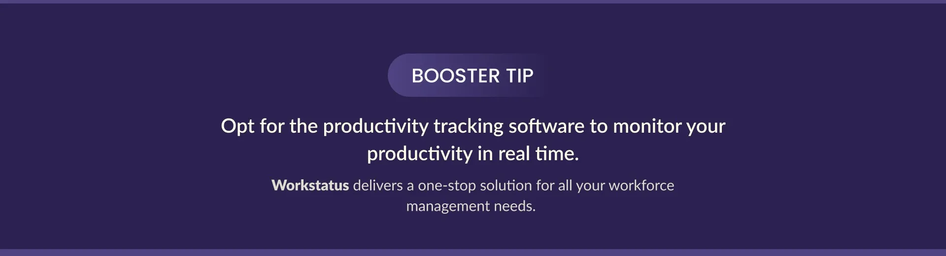 A visual representation highlighting a booster tip, illustrating the difference between work from home and work from office environments.