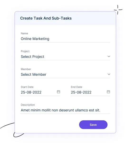 Workstatus task and subtask