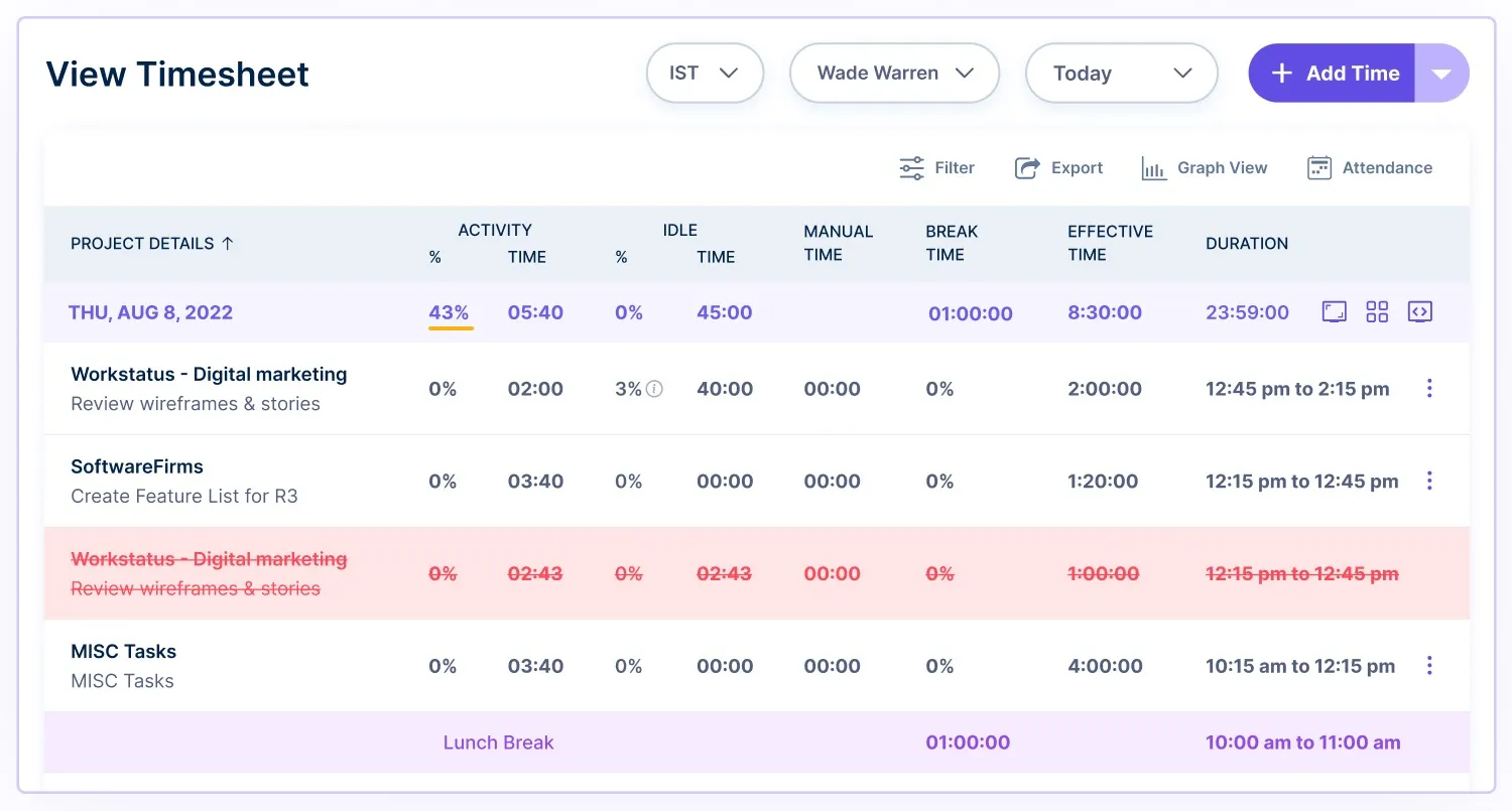 Timesheet