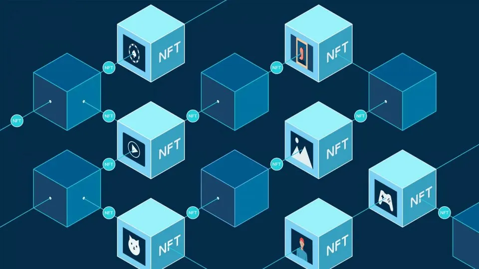 Blockchain technology for project transparency and security, showcasing project management trends 2024 and project management software trends.