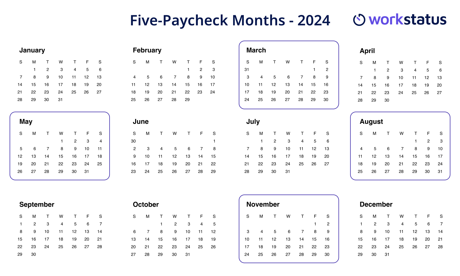 2024 calendar