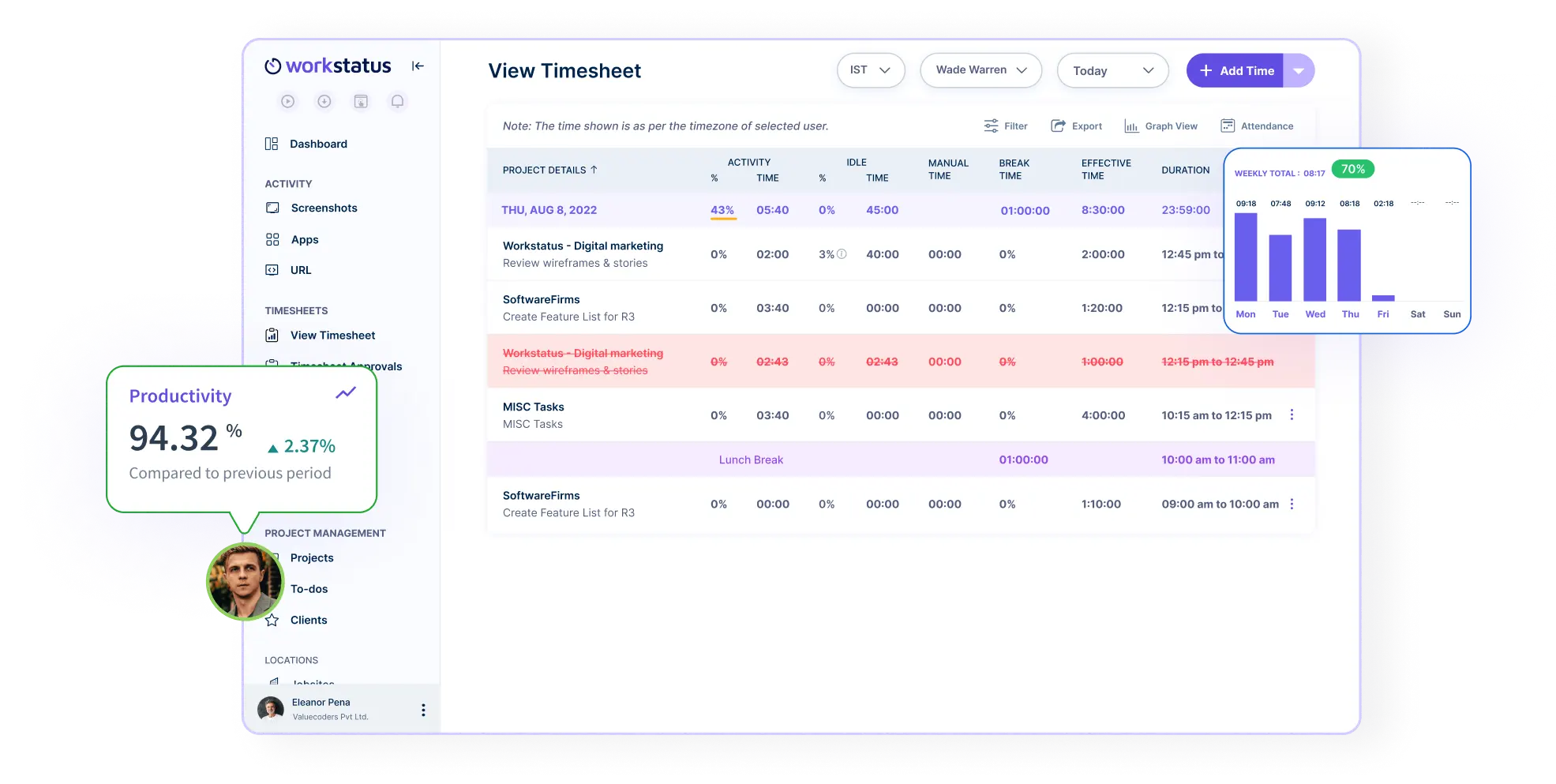 Time Tracking and Timesheet Automation