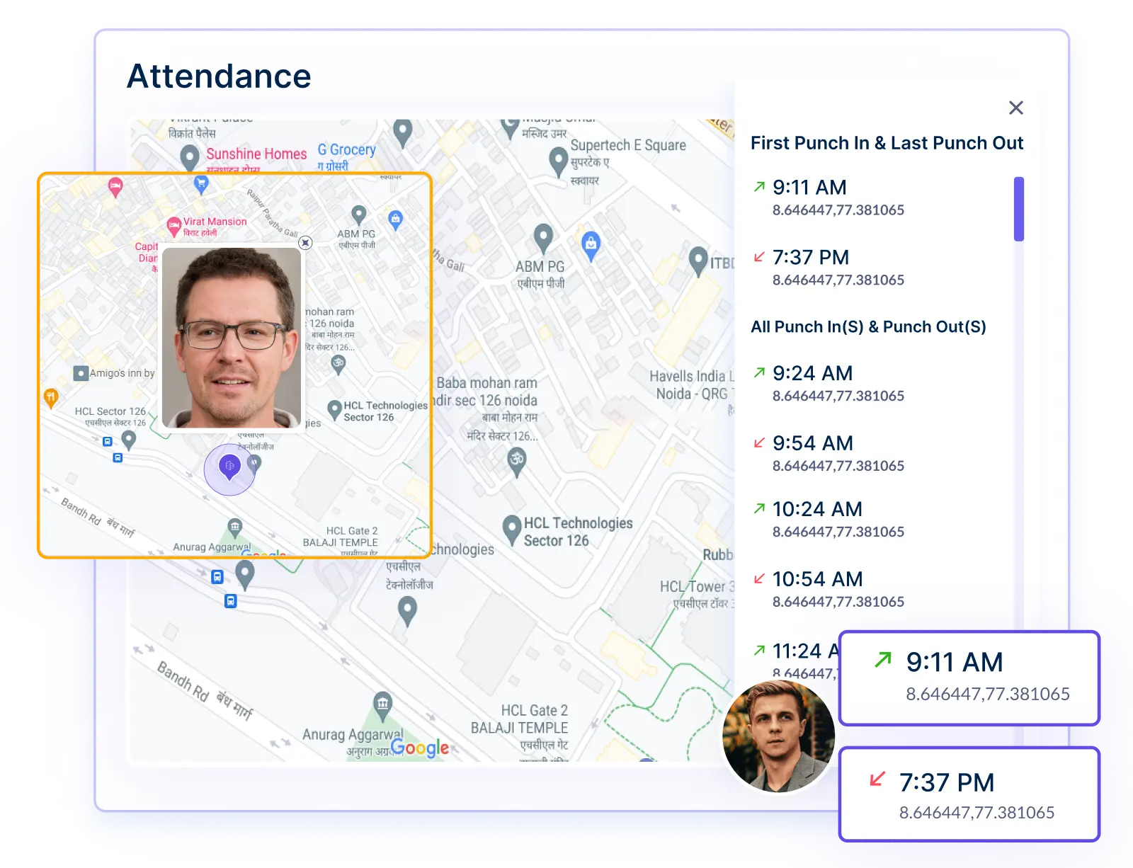 Geofence Time Tracking