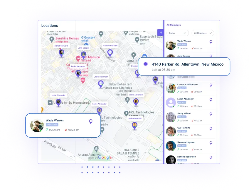 live location tracking for enhanced visibility