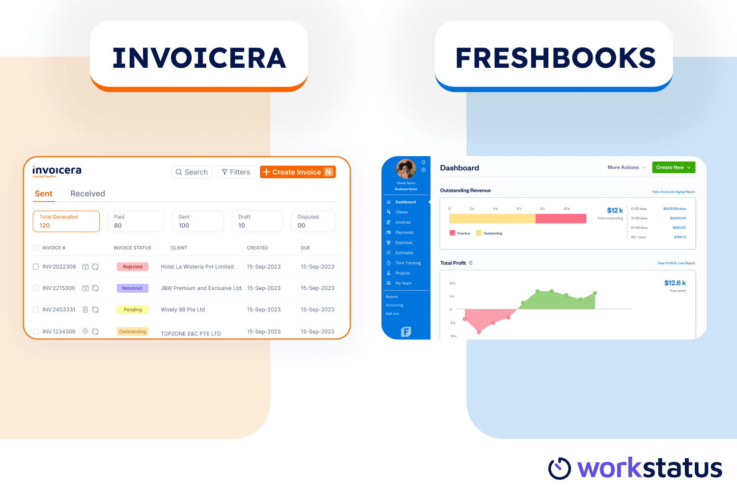 invoicera and freshbooks 