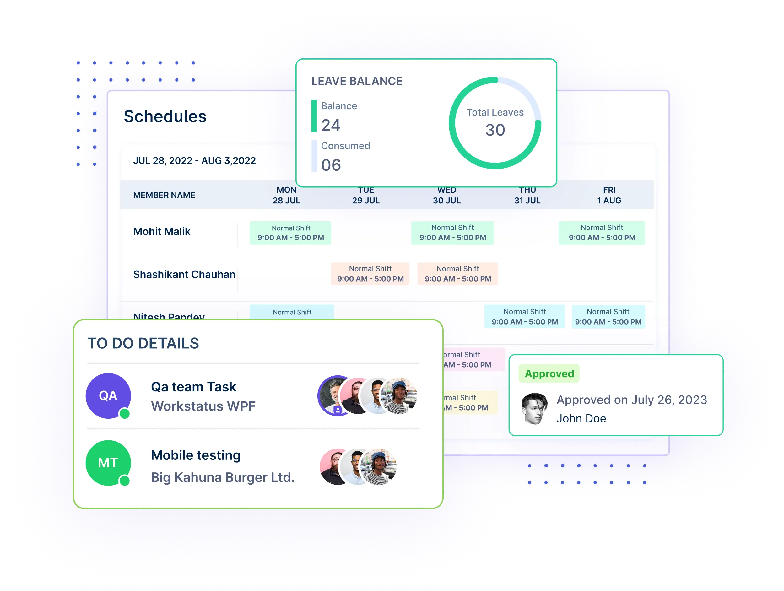 Customizable Work Schedules