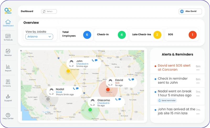 geofency dashboard