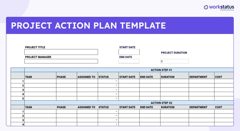 Project Timeline Template