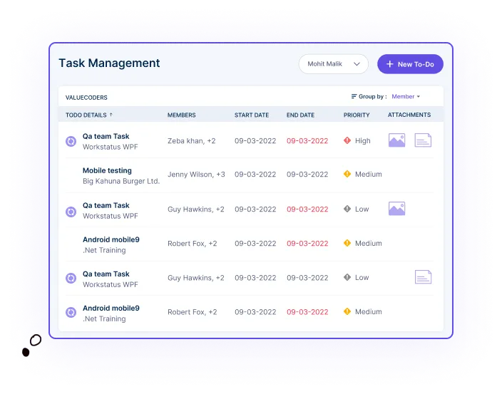 Set Tasks For Your Team