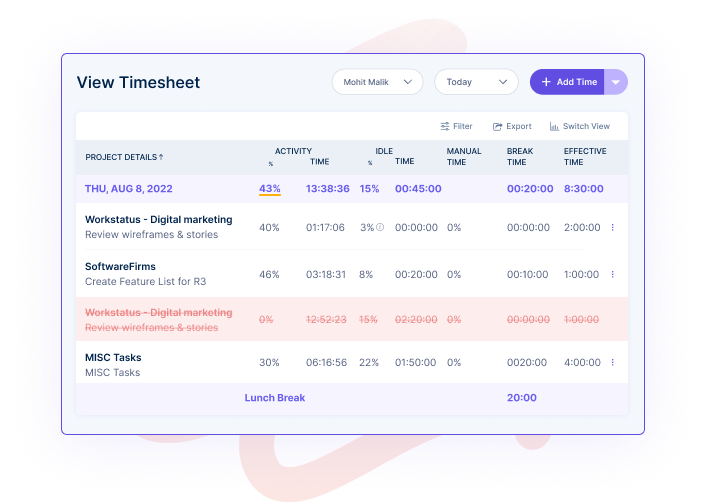 Visible Timesheets