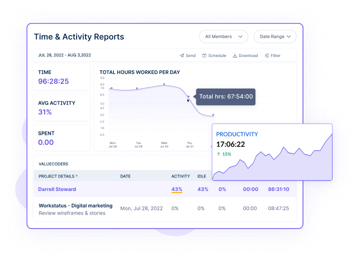 Time and Activity report