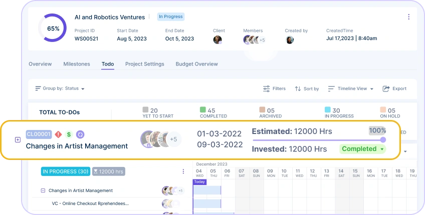 Project Timeline