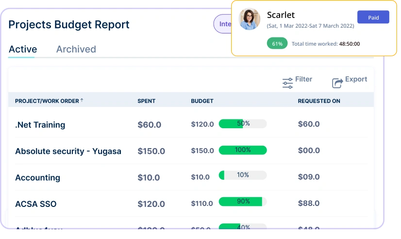 Automated Budget Tracking